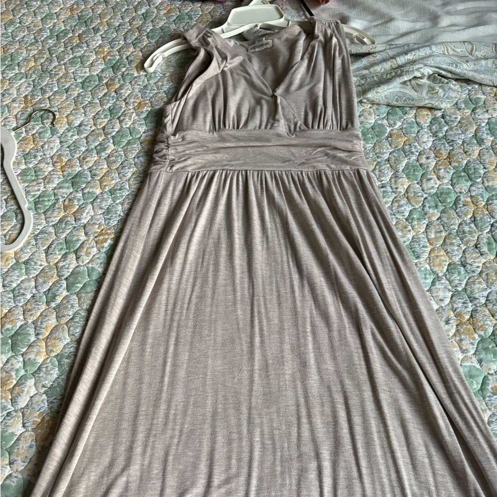 Artisan Ny One Shoulder Silver Dress